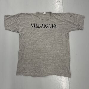 Vintage 80s Villanova Grey Champion Spellout T-Shirt